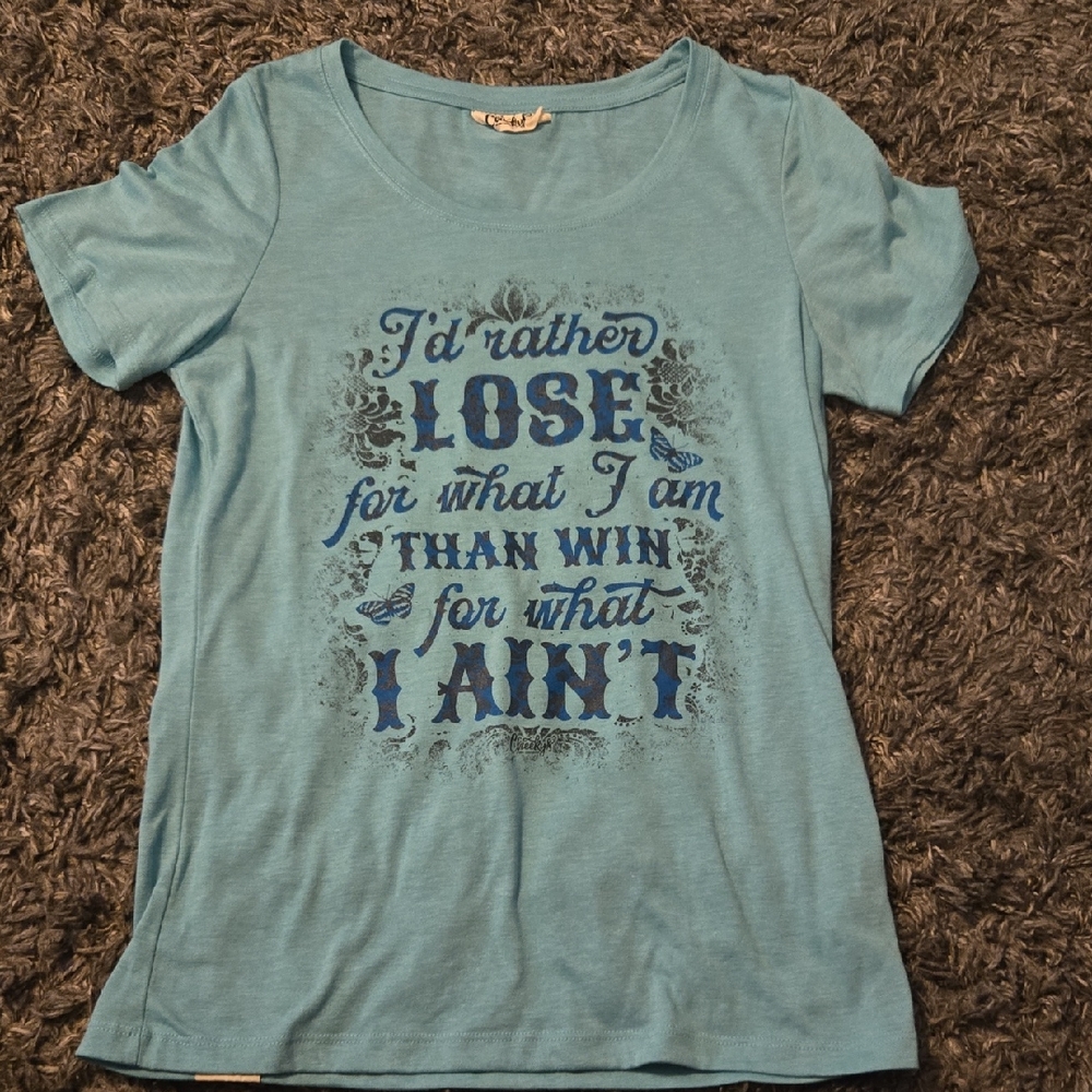 Blue Graphic Tee